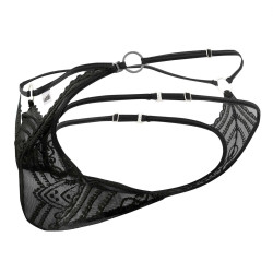 CandyMan String Double Lacet Artémis Noir